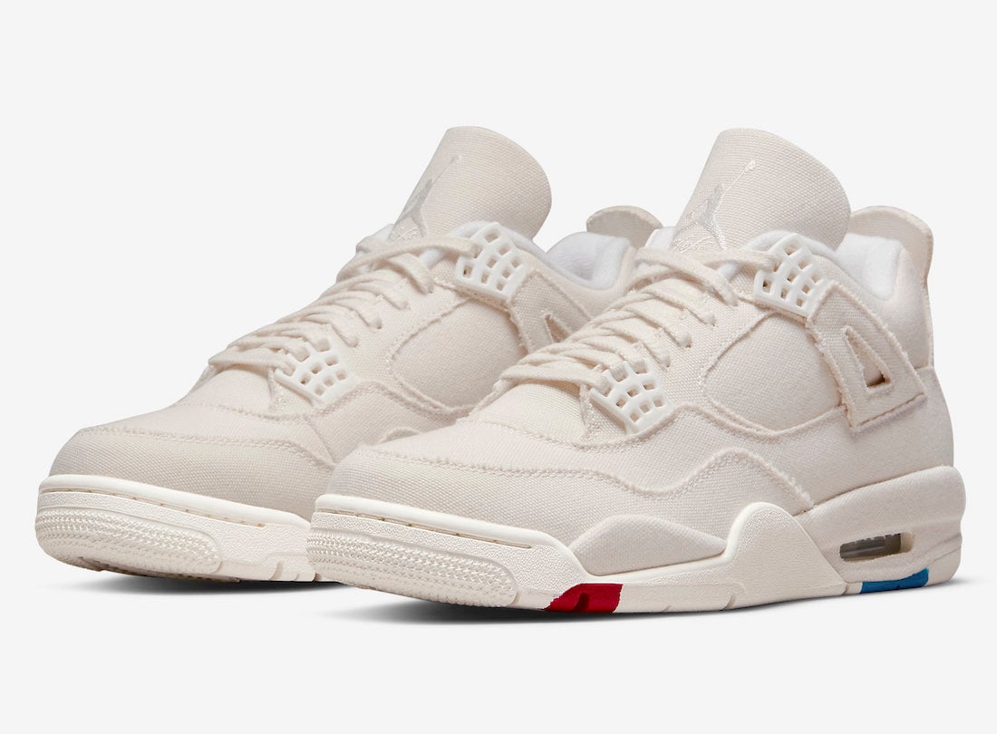 Air Jordan 4 WMNS 'Canvas' Official Images - Sneaker News Release Dates